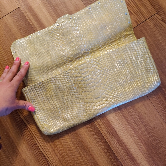 Sabina genuine leather clutch - Picture 3 of 7